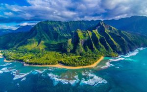 Beautiful Island Sea Panorama