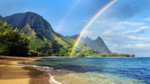 Beach Front Rainbow